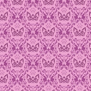 Grumpy Damask - Berry (Small)