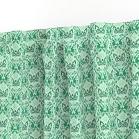 Grumpy Damask - Mint (Small)