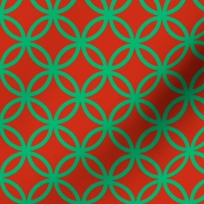 (NOW LARGER) Red and green lattice by Su_G