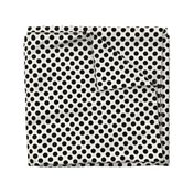 Black on off-white, 1-inch polka dots by Su_G_©SuSchaefer