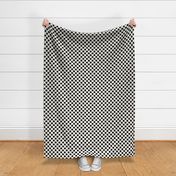 Black on off-white, 1-inch polka dots by Su_G_©SuSchaefer