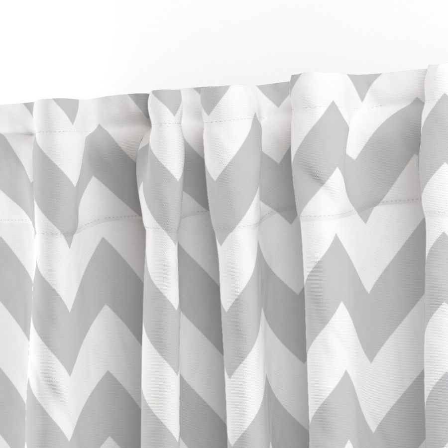 chubby chevron light grey