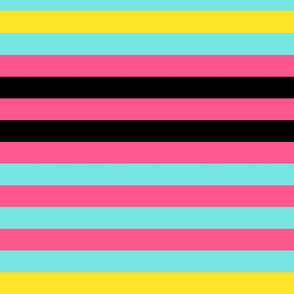 crazy bright stripes 2" - X2