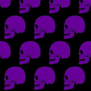 Halloween Skull Purple