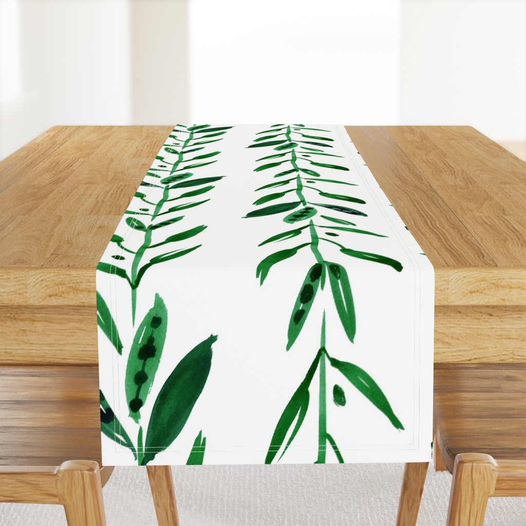 cestlaviv_paintedleaves_rainforestgreenstripe_9x18