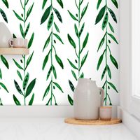 cestlaviv_paintedleaves_rainforestgreenstripe_9x18