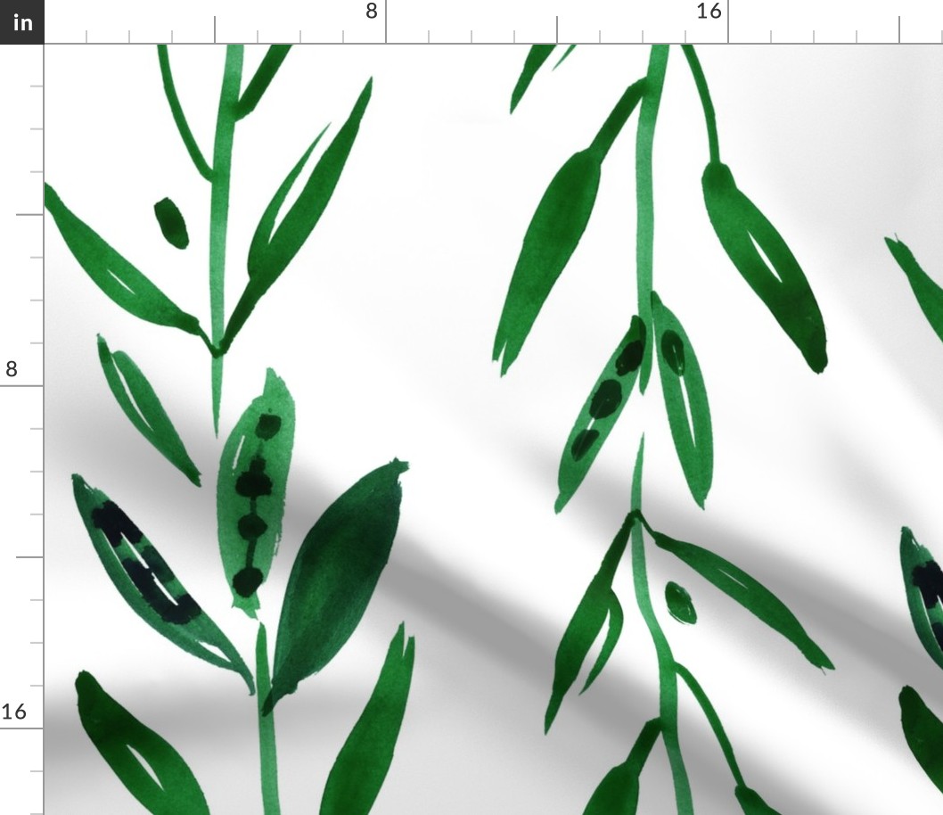 cestlaviv_paintedleaves_rainforestgreenstripe_9x18