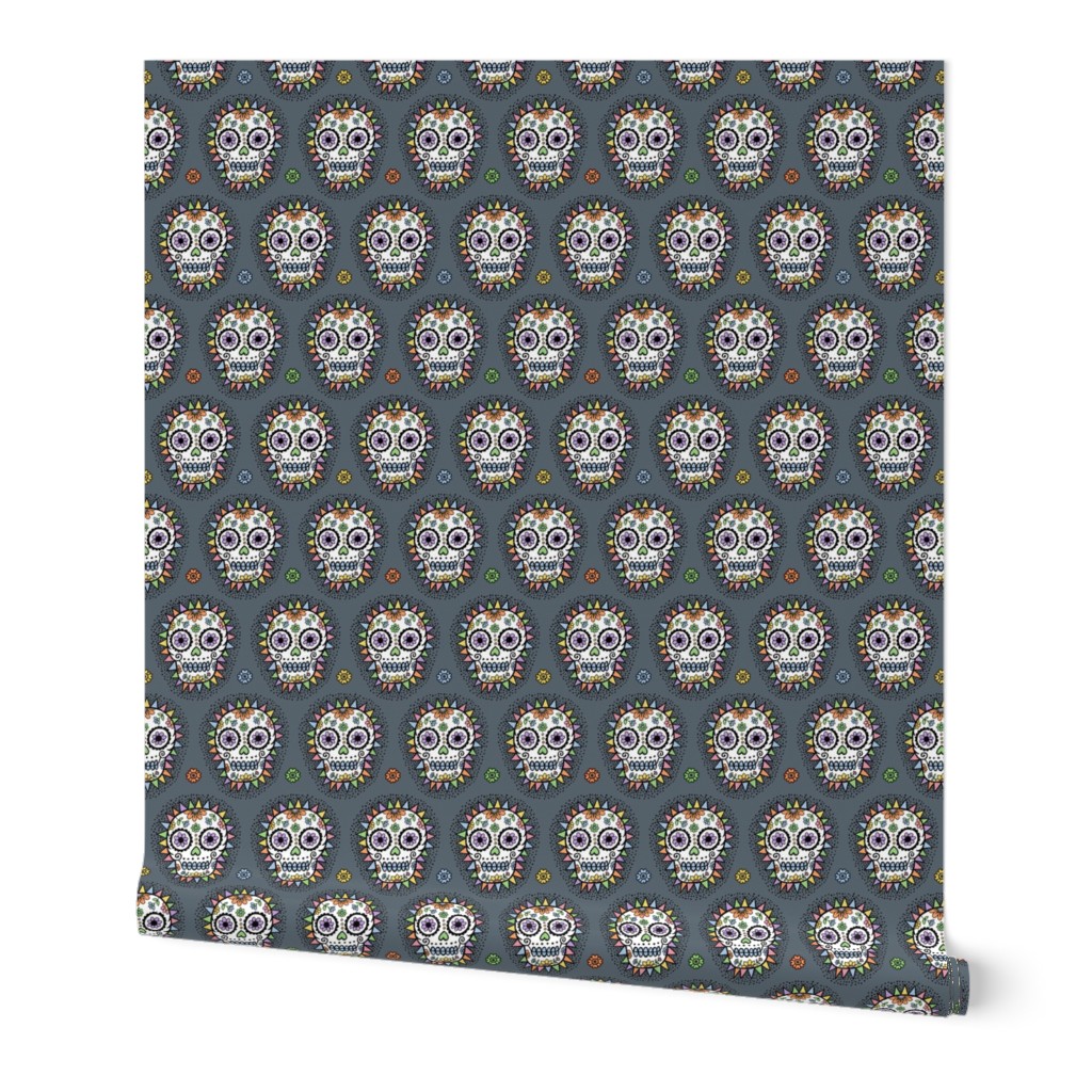 sugar skull hero grey