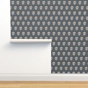 sugar skull hero grey