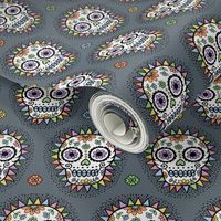 sugar skull hero grey