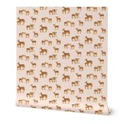 Fawn Nursery on Soft Peachy Pink