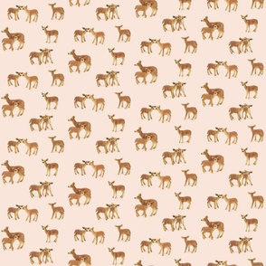 Fawn Nursery on Soft Peachy Pink