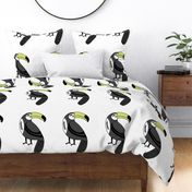 toucan // tropical summer bird kids plush plushie cut and sew cute nursery print