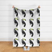 toucan // tropical summer bird kids plush plushie cut and sew cute nursery print
