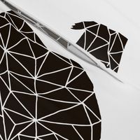 bear // cut and sew plushie plush geometric geo bear 