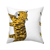 tiger // plush plushie cut and sew kids tiger yellow tiger safari nursery baby kids