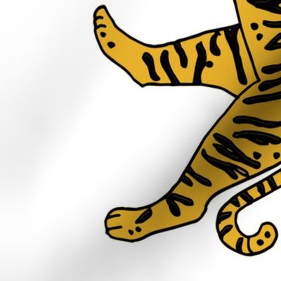 tiger // plush plushie cut and sew kids tiger yellow tiger safari nursery baby kids