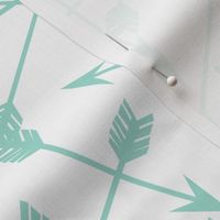 arrows scattered // mint simple nursery print