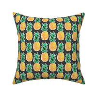 Tropical Geometric Pineapple - Dark Gray