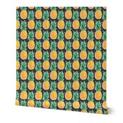 Tropical Geometric Pineapple - Dark Gray