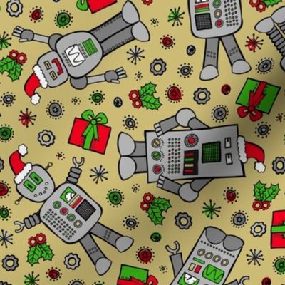 Merry Robots (Gold)