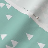 simple triangle // mint kids baby triangle nursery