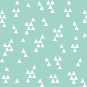 simple triangle // mint kids baby triangle nursery