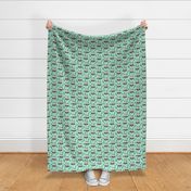raccoon // sweet mint little girls raccoon with boy cute animals for young girls clothing kids room decor fabric by andrea lauren