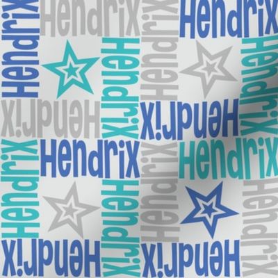 personalised name design 4way - with star