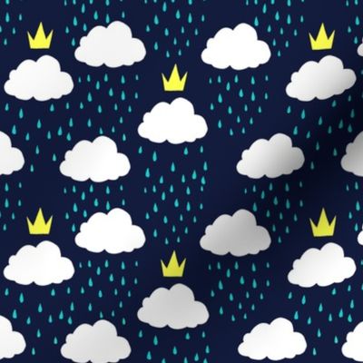 Royal Rain Clouds (Blue)