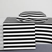 Stripes - Vertical - 1 inch (2.54cm) - Black (#000000) & White (#FFFFFF)