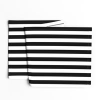 Stripes - Vertical - 1 inch (2.54cm) - Black (#000000) & White (#FFFFFF)