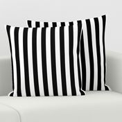 Stripes - Vertical - 1 inch (2.54cm) - Black (#000000) & White (#FFFFFF)