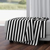 Stripes - Vertical - 1 inch (2.54cm) - Black (#000000) & White (#FFFFFF)