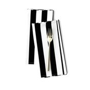 Stripes - Vertical - 1 inch (2.54cm) - Black (#000000) & White (#FFFFFF)