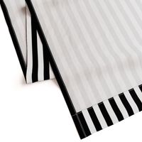 Stripes - Vertical - 1 inch (2.54cm) - Black (#000000) & White (#FFFFFF)