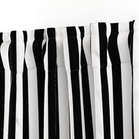 Stripes - Vertical - 1 inch (2.54cm) - Black (#000000) & White (#FFFFFF)