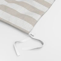 Stripes - Vertical - 1 inch (2.54cm) -  Dark Brown (#6E4A1C) & White (#FFFFFF)