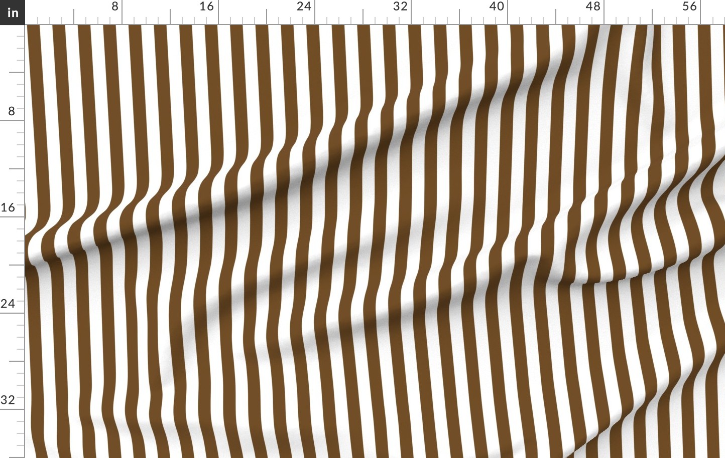 Stripes - Vertical - 1 inch (2.54cm) - Fabric