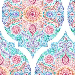 Ink and Symmetry in Rainbow Hues - Vertical