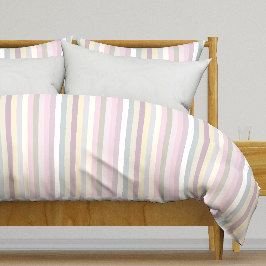 lilac-mauve colorful wide stripes