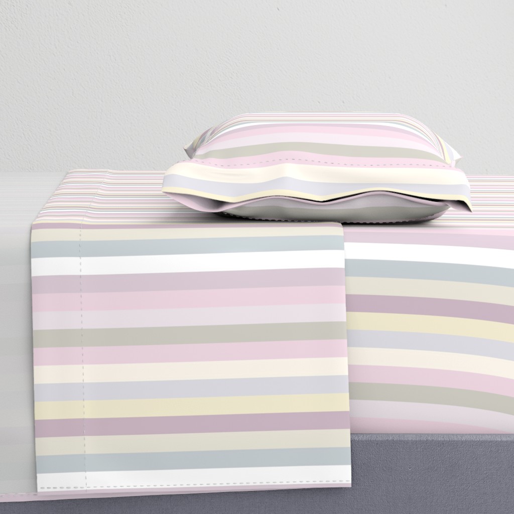 lilac-mauve colorful wide stripes