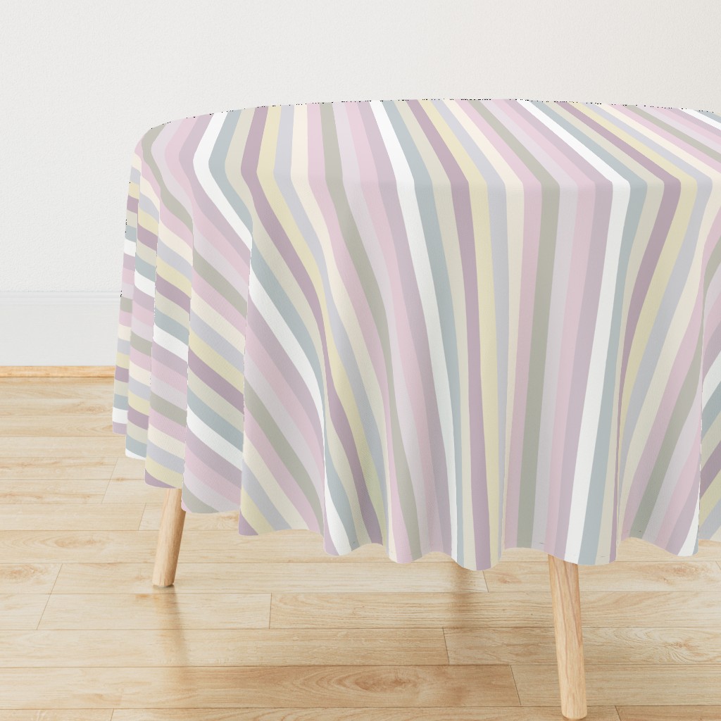 lilac-mauve colorful wide stripes