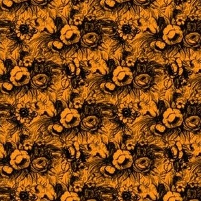 Grunge Floral Gold - Fall