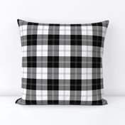 Ramsay Tartan Black and White