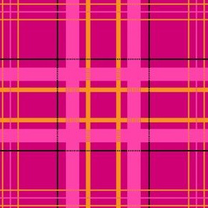 Mad Plaid in Hot Pink
