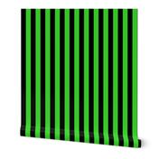 Stripes - Vertical - 1 inch (2.54cm) - Light Green  (#3Ad42d)