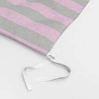 Stripes - Vertical - 1 inch (2.54cm) - Pink (#DD2695) & Black (#000000)