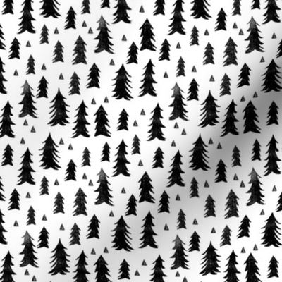 tree // trees black and white forest trees minimal kids nursery black and white nursery