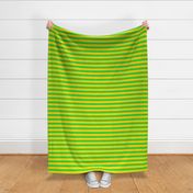 Stripes - Horizontal - 1 inch (2.54cm) - Yellow (FFD900) & Green (3AD42D)